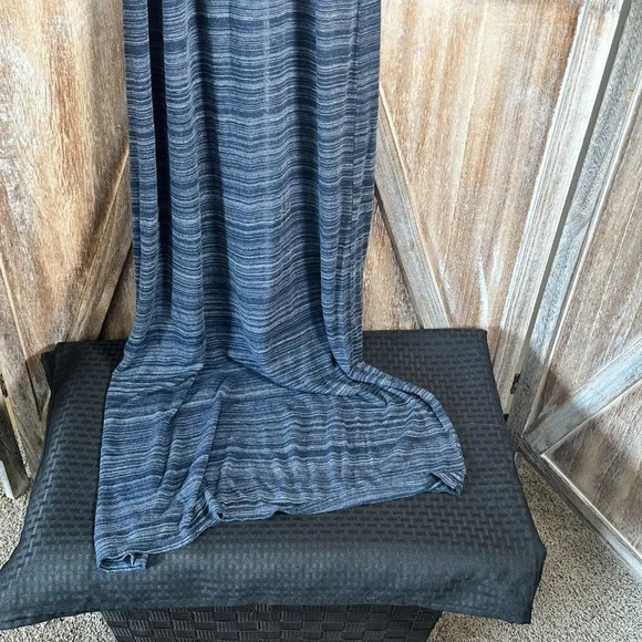 Vince Heather Blue Racerback Space Dye Maxi Dress - Picture 7 of 8